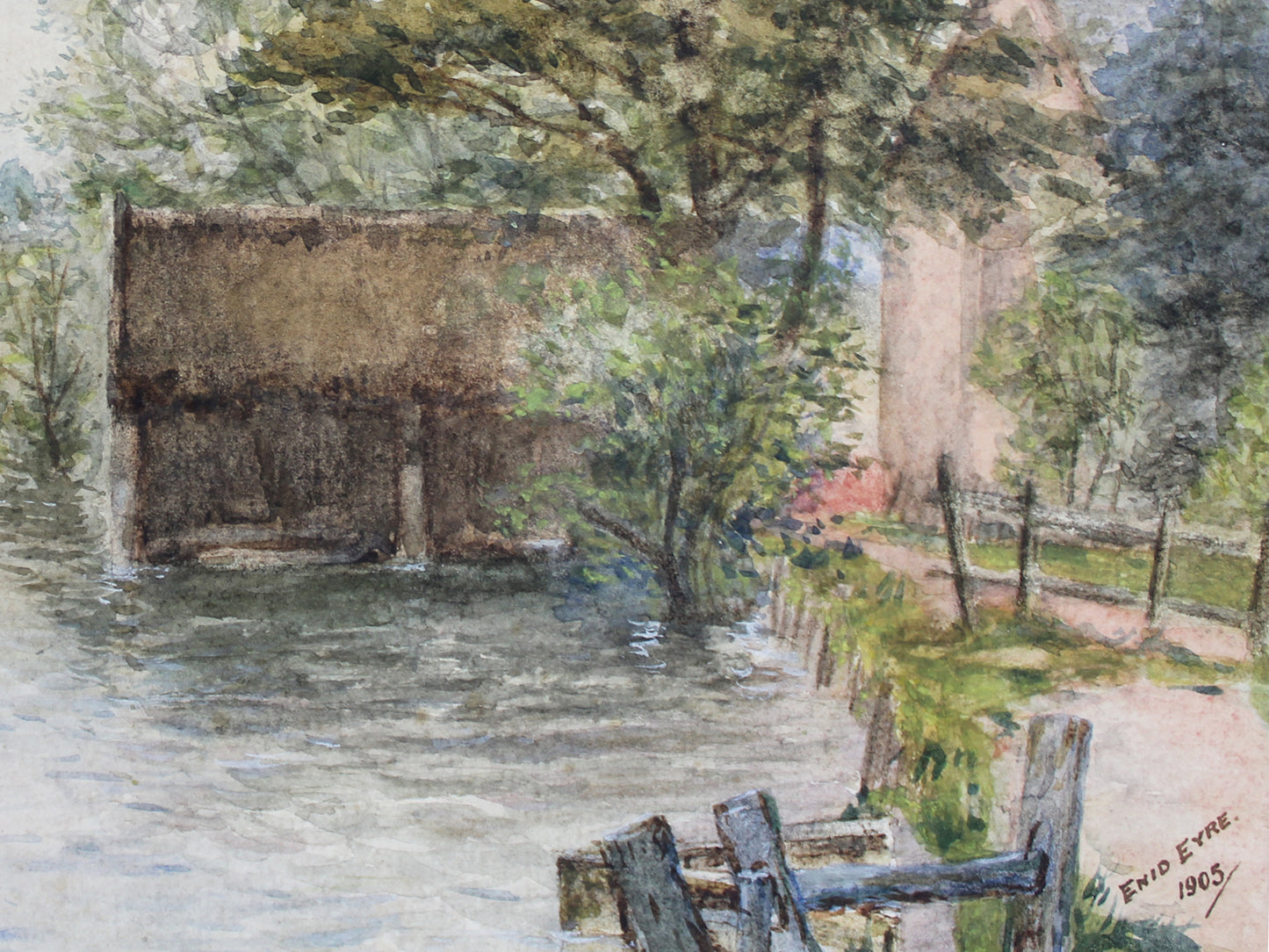 Early 20th Century Watercolour by Enid Eyre