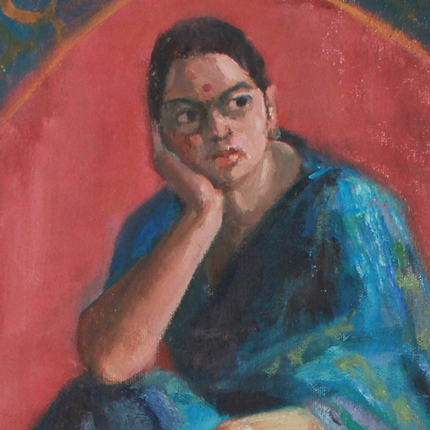 Portrait of an Indian woman